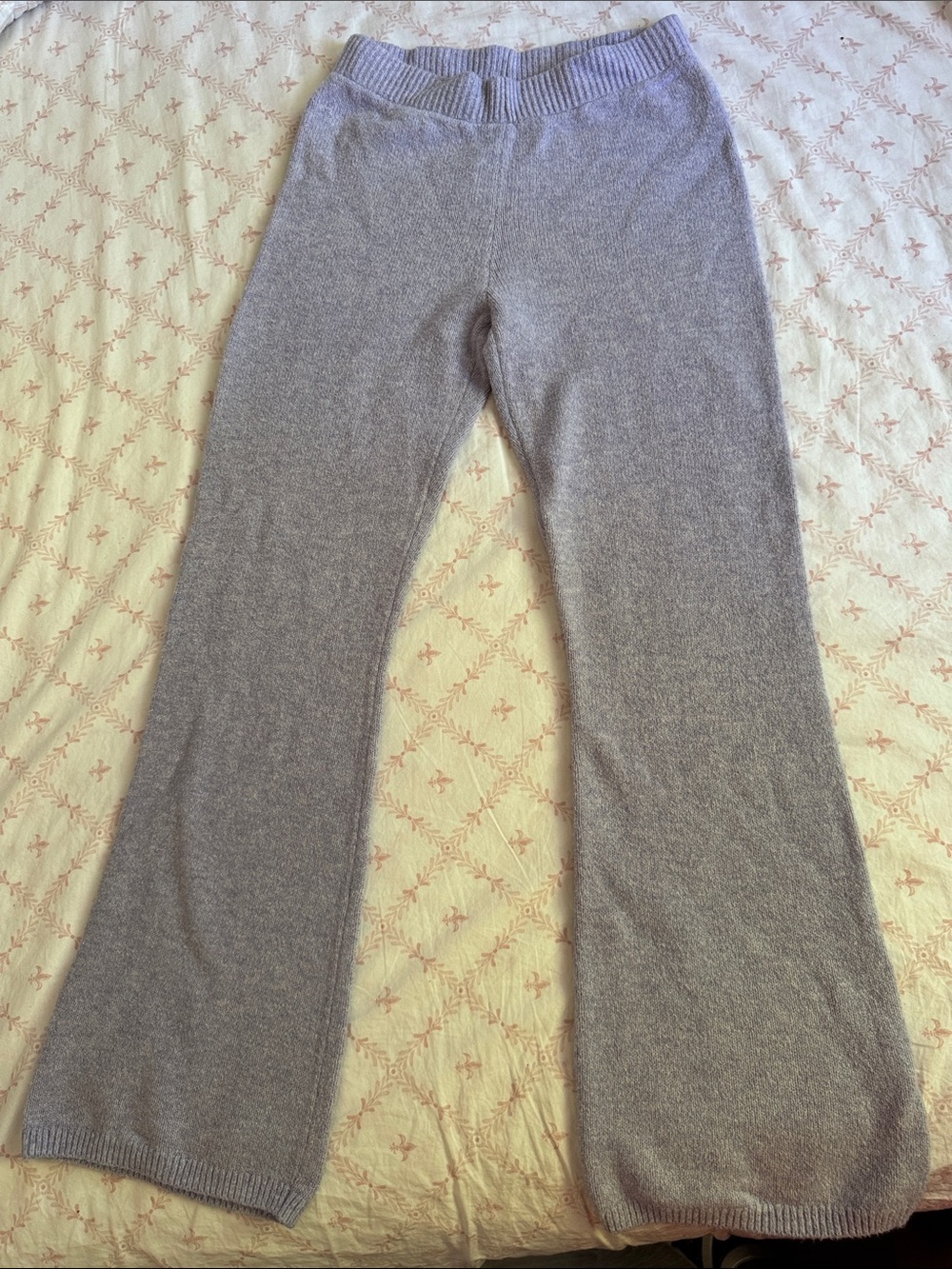 GAP Lavender Knit Flare Pants